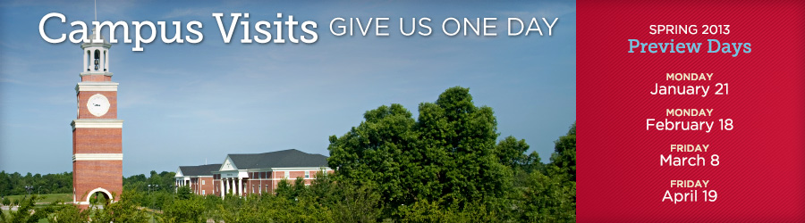 This spring, give us one day