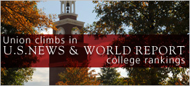 Union moves into top 15 in U.S.News & World Report rankings