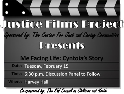 Center for Just and Caring Communities Film: Me Facing Life: Cyntoia’s Story