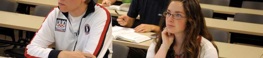 Engineering students in class