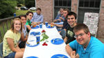 History Department Celebrates End of School  Year with Phi Alpha Theta Cookout/Baby Shower