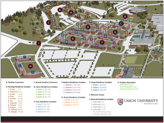 Residence Life Map