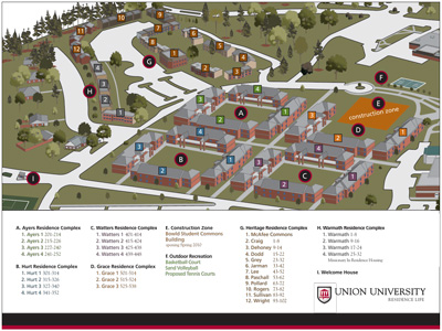 Residence Life Map