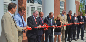 The ribbon-cutting ceremony at the Hendersonville dedication on Aug. 2, 2012. (Photo by Morris Abernathy)
