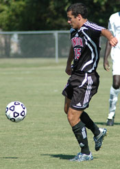 David Wilson from his soccer-playing days as a freshman at Union. (Photo provided)