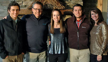 The Wilson family, from left: Corey, Mark, Kristen, David and Annie. (Photo provided)