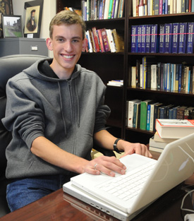 Joshua Guthrie is collecting donations to build a freshwater well in Sudan. (Photo by Morris Abernathy)