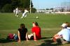 Students brought their families to the Bulldog soccer game during Family Weekend. - Photo by Kristi McMurry