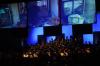Images from the Feb. 2008 tornado shown along with the hymns of thanksgiving evoked many emotions from the audience during <em>Remembering Feb. 5: An Evening of Thanksgiving</em>. - Photo by Morris Abernathy