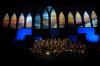 Images from the Feb. 2008 tornado shown along with the hymns of thanksgiving evoked many emotions from the audience during <em>Remembering Feb. 5: An Evening of Thanksgiving</em> - Photo by Morris Abernathy