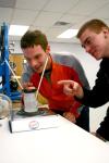 Engineering students run experiments in the engineering lab. - Photo by Kristi McMurry