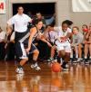03/83/09 - Lavanda Ross makes a run for a loose ball during the first half of the NAIA national championship game.