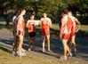 Union men's cross country team getting ready for a practice run. - Photo by Steven Aldridge