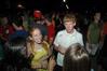 Leslie Ragon, senior social work major, and her brother Paul, freshman, greet other Union student in front of White Hall during the annual Howdy Party. - Photo by Beth Spain