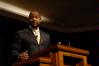 Bryan Lorritts, lead pastor of Fellowship Bible Church in Memphis, TN, delivers an address from Matthew 25 during a chapel service. - Photo by Beth Spain