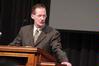 Chuck Lawless, dean of The Billy Graham School of Missions and Evangelism, delivers an address from Luke in chapel. - Photo by Kristi McMurry