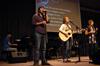 Scott McSwain, senior Spanish major, sings with the worship team in chapel during GO Week. - Photo by Sarah Palmer