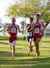 10/276/09 - Zach Covington (left) and older brother Seth Covington, �鶹��Ƶ Cross Country Invitational.