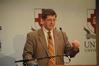 Ray Van Neste, associate professor of Christian studies, delivers an address entitled "The Oversight of Souls: Pastoral Ministry in Southern Baptist and Evangelical Life" during the Southern Baptists, Evangelicals and the Future of Denominationalism conference. - Photo by Morris Abernathy