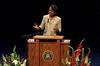 Condoleezza Rice, who served as secretary of state for President George W. Bush, was the keynote speaker for Union’s 12th annual Scholarship Banquet at the Carl Perkins Civic Center. - Photo by Kristi McMurry