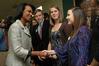 Former Secretary of State Condoleezza Rice greets Autumn Baldock, junior chemistry major, outside the president's office before the 2009 Scholarship Banquet. - Photo by Beth Spain