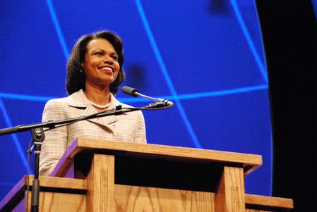Condoleezza Rice, who served as secretary of state for President George W. Bush, was the keynote speaker for Union’s 12th annual Scholarship Banquet at the Carl Perkins Civic Center.