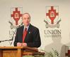 President David S. Dockery delivers an address entitled "So Many Denominations: The Rise and Decline of Denominationalism and the Shaping of a Global Evangelicalism" at the Southern Baptists, Evangelicals and the Future of Denominationalism conference. - Photo by Morris Abernathy
