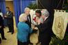 President Dockery introduces Condoleezza Rice to Lead Scholarship Banquet Sponsors Roy and Martha White. - Photo by Morris Abernathy