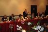 President Dockery leads in prayer at the lead sponsor's dinner at the 2009 Scholarship Banquet. - Photo by Morris Abernathy