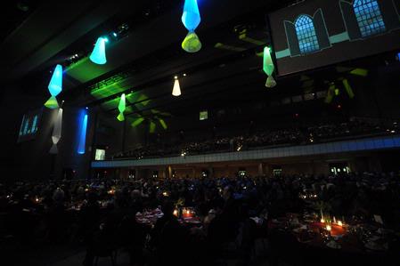 The 2009 Scholarship Banquet drew more than 2,000 people and raised more than $500,000 for student scholarships. 
