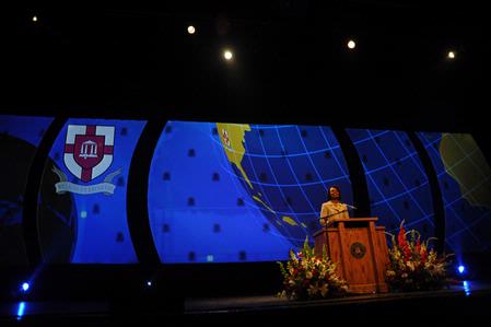 Condoleezza Rice, who served as secretary of state for President George W. Bush, was the keynote speaker for Union’s 12th annual Scholarship Banquet at the Carl Perkins Civic Center.