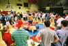 Union students Patrick Myers and Adam Winters battled it out Sumo Style during <i>Up 'Til Dawn</i> for St. Jude.  Students raised over $11,000 for the Memphis hospital. - Photo by Justin Veneman