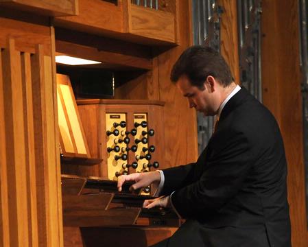Organist Ken Cowan was the featured performer for this year’s McAfee Organ Concert. Cowan is assistant professor of organ at Westminster Choir College of Rider University in Princeton, N.J.