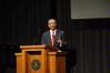 10/28/09 - Roland Porter, associate professor of business administration, spoke in a recent chapel service. - Morris Abernathy