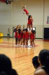 10/22/09 - Union cheerleaders do a cheer for the crowd at Bulldog Madness. - Kristi McMurry