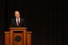 Pulitzer Prize-winning historian David Hackett Fischer was the featured speaker for the 13th annual Carls-Schwerdfeger History Lecture Series. - Photo by Megan Bailey