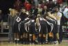 Union women's basketball in the huddle prior to the start of an exhibition game at Vanderbilt. - Photo by Morris Abernathy