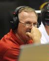 10/30/09 - Gerry Neese, long time radio voice of the Union Bulldogs and Lady Bulldogs, calls the exhibition game at Vanderbilt. - (ID:12341) - Taken by Morris Abernathy