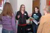 Carrie Phillips, sophomore journalism major, shows her preview day tour group the Union residence complex. Prospective students and their families get the chance to see Union in person through Preview days throughout the year. - Photo by Kristi McMurry