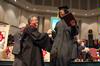 12/12/09 - Tarsha Latondra Bond makes her way off the stage after receiving her bachelor of science in nursing at the fall graduation ceremony.  - Kristi McMurry