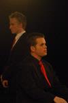 Kip Arrowood and Dustin Perry perform in Measure for Measure. - Photo by Angela Abbamonte