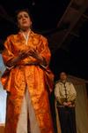 Natalie Newberry and Margaret Broersma perform in Measure for Measure. - Photo by Angela Abbamonte