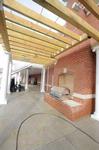 The outside porch of the Bowld Student Commons has two large gas grills for students and organizations to use. - Photo by Morris Abernathy