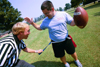 09/10/02 - Brandon Boylan, Assistant Director of Wellness, shows off his skill in intramurals.  Along with other responsibilities, Boylan manages the intramural sports program at Union. 
