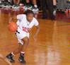 03/78/10 - Lavanda Ross, sophomore accounting major, dribbles down the court in the Second Round game of the NAIA National Tournament against Southern Polytechnic State University. The Lady Bulldogs won 70-47.