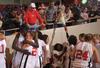 The Lady Bulldogs celebrate with each other and with their fans after winning the NAIA National Tournament for the second year in a row.  - Photo by Morris Abernathy