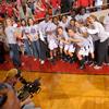 The Lady Bulldogs pose for a photograph after winning the NAIA National Tournament for the second year in a row.  - Photo by Morris Abernathy