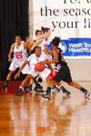 03/82/10 - Ashley Lillard, senior, Lavanda Ross, sophomore, and Kaitlin Dudley, senior, defend against Azusa Pacific University in the Championship game of the NAIA National Tournament. The Lady Bulldogs won the game 73-65.