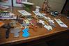 Items sit on display at the Mother's Day Pottery and Art Sale. - Photo by Morris Abernathy