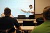 Dr. Don Van, professor of engineering and department chair, teaches class.  - Photo by Morris Abernathy